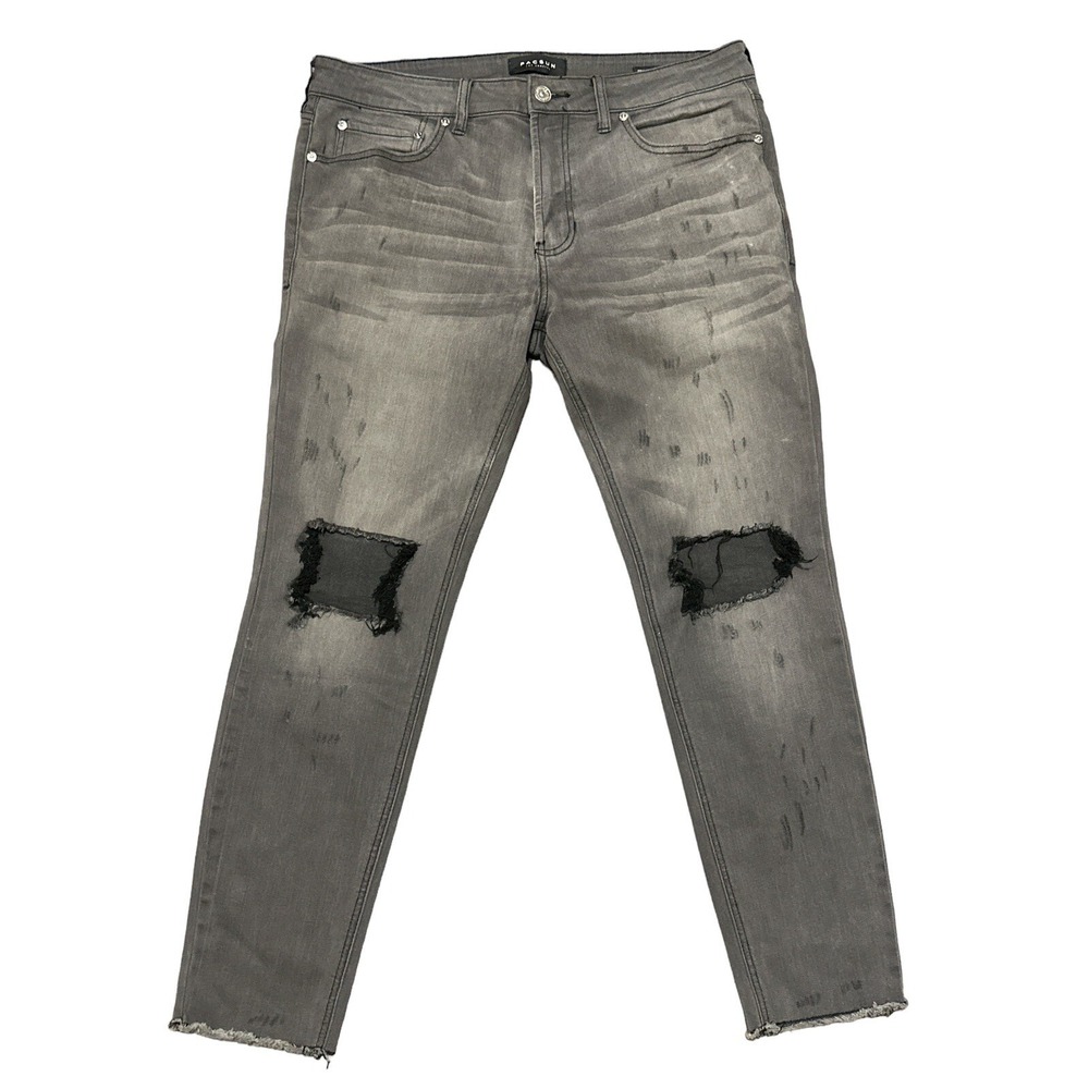 Pacsun Skinniest Mens Black Jeans 34X30 RN # 090233